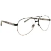 Linda Farrow - 533 C8 Aviator Optical Frames - Black - Eyewear - Avvenice