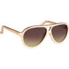 Linda Farrow - 149 C24 Aviator Sunglasses - Pink Snakeskin - Eyewear - Avvenice^ Sunglasses & Eyewear