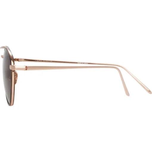 Linda Farrow - 739 C8 Aviator Sunglasses - Rose Gold and Tortoiseshell - Eyewear - Avvenice