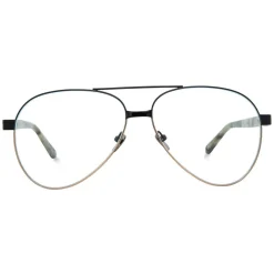 Linda Farrow - 533 C8 Aviator Optical Frames - Black - Eyewear - Avvenice