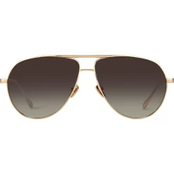 Linda Farrow - 501 C6 Aviator Sunglasses - Rose Gold - Eyewear - Avvenice^ Sunglasses & Eyewear