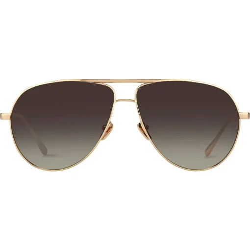 Linda Farrow - 501 C6 Aviator Sunglasses - Rose Gold - Eyewear - Avvenice^ Sunglasses & Eyewear