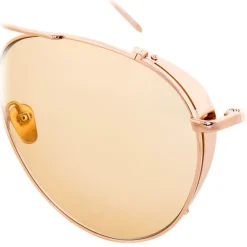 Linda Farrow - 425 C15 Aviator Sunglasses - Rose Gold - Eyewear - Avvenice^ Sunglasses & Eyewear
