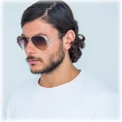 Linda Farrow - 426 C6 Aviator Sunglasses - Yellow Gold - Eyewear - Avvenice^ Sunglasses & Eyewear