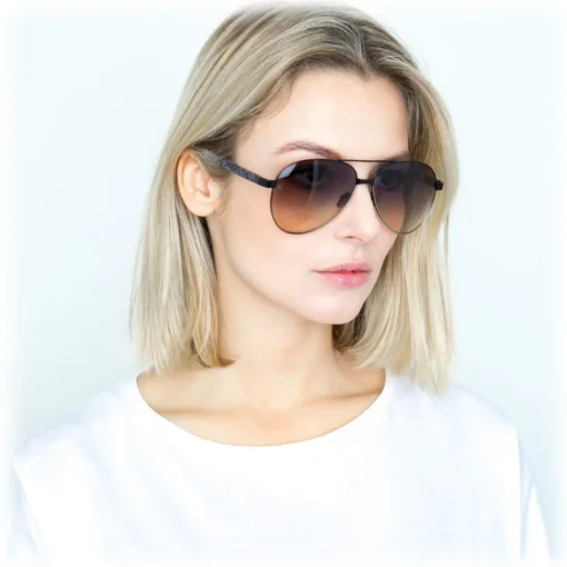 Linda Farrow - 533 C5 Aviator Sunglasses - Black - Eyewear - Avvenice^ Sunglasses & Eyewear