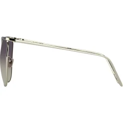 Linda Farrow - 509 C5 Browline Sunglasses - White Gold - Eyewear - Gigi Hagid - Elle Macpherson - Official - Avvenice^ Sunglasses & Eyewear