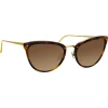 Linda Farrow - 683 C3 Cat Eye Sunglasses - Tortoiseshell - Eyewear - Avvenice