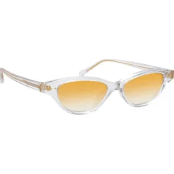 Linda Farrow - 965 C4 Cat Eye Sunglasses - Clear - Eyewear - Avvenice