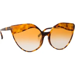 Linda Farrow - 871 C4 Cat Eye Sunglasses - Tortoiseshell - Eyewear - Avvenice^ Sunglasses & Eyewear