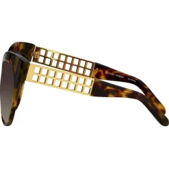 Linda Farrow - 388 C15 Cat Eye Sunglasses - Tortoise - Eyewear - Avvenice