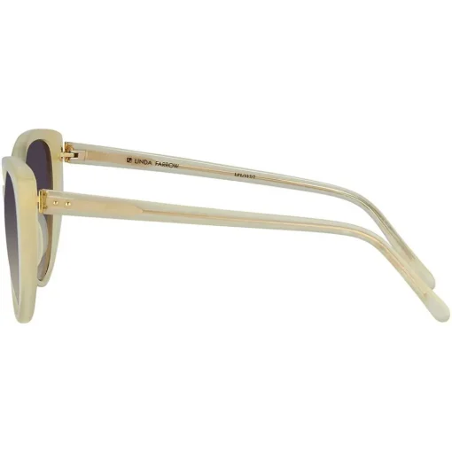 Linda Farrow - 517 C7 Cat Eye Sunglasses - Sherbet - Eyewear - Avvenice^ Sunglasses & Eyewear