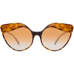 Linda Farrow - 871 C4 Cat Eye Sunglasses - Tortoiseshell - Eyewear - Avvenice^ Sunglasses & Eyewear