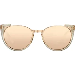 Linda Farrow - 136 C30 Cat Eye Sunglasses - Ash - Eyewear - Avvenice