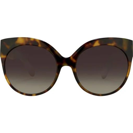 Linda Farrow - 388 C15 Cat Eye Sunglasses - Tortoise - Eyewear - Avvenice