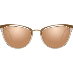 Linda Farrow - 683 C5 Cat Eye Sunglasses - Ash - Eyewear - Avvenice
