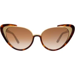 Linda Farrow - 736 C2 Cat Eye Sunglasses - Tortoise - Eyewear - Avvenice