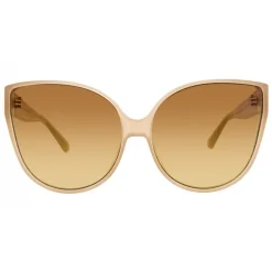 Linda Farrow - 656 C8 Cat Eye Sunglasses - Milky Tobacco - Eyewear - Avvenice^ Sunglasses & Eyewear