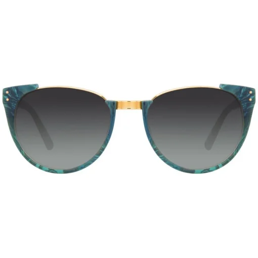 Linda Farrow - 136 C37 Cat Eye Sunglasses - Jade - Eyewear - Avvenice^ Sunglasses & Eyewear