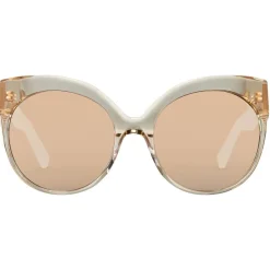 Linda Farrow - 388 C14 Cat Eye Sunglasses - Ash - Eyewear - Avvenice^ Sunglasses & Eyewear