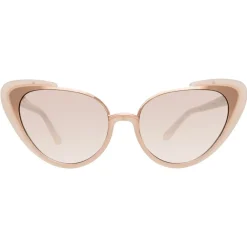 Linda Farrow - 736 C6 Cat Eye Sunglasses - Milky Pink - Eyewear - Avvenice^ Sunglasses & Eyewear