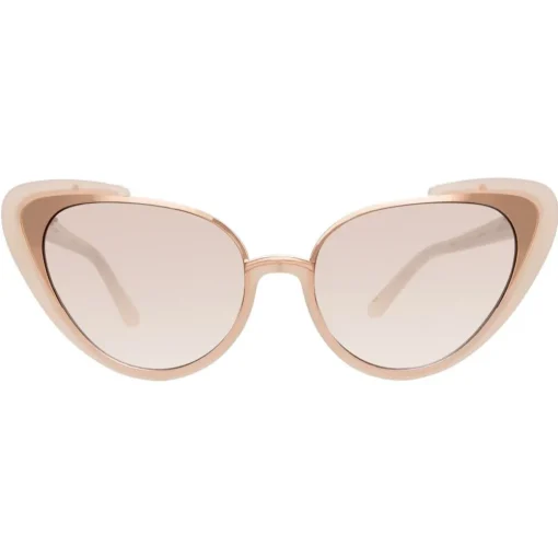 Linda Farrow - 736 C6 Cat Eye Sunglasses - Milky Pink - Eyewear - Avvenice^ Sunglasses & Eyewear