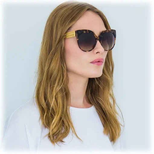 Linda Farrow - 388 C15 Cat Eye Sunglasses - Tortoise - Eyewear - Avvenice