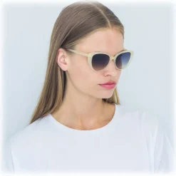 Linda Farrow - 517 C7 Cat Eye Sunglasses - Sherbet - Eyewear - Avvenice^ Sunglasses & Eyewear