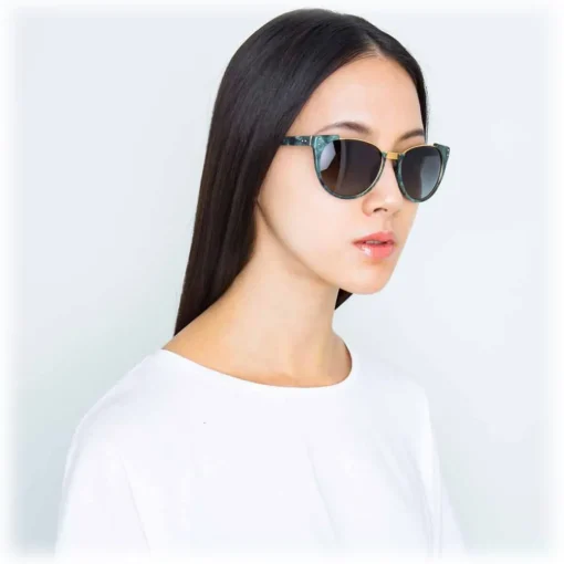 Linda Farrow - 136 C37 Cat Eye Sunglasses - Jade - Eyewear - Avvenice^ Sunglasses & Eyewear
