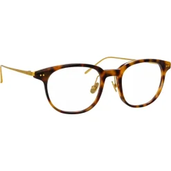 Linda Farrow - 724 C3 D-Frame Optical - Tortoiseshell - Eyewear - Avvenice^ Sunglasses & Eyewear