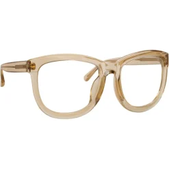 Linda Farrow - 712 C14 D-Frame Optical - Ash - Eyewear - Avvenice