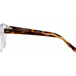 Linda Farrow - 354 C13 D-Frame Optical - Black Matt - Eyewear - Avvenice