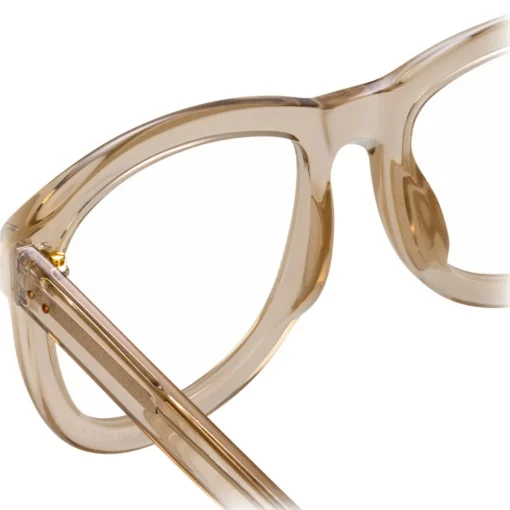 Linda Farrow - 712 C14 D-Frame Optical - Ash - Eyewear - Avvenice