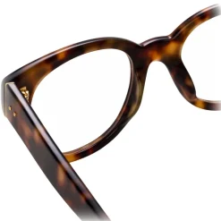 Linda Farrow - 653 C10 D-Frame Optical - Tortoiseshell - Eyewear - Avvenice^ Sunglasses & Eyewear