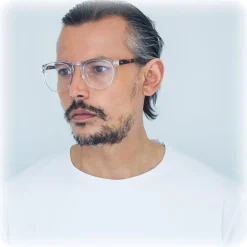 Linda Farrow - 354 C13 D-Frame Optical - Black Matt - Eyewear - Avvenice