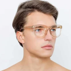 Linda Farrow - 712 C14 D-Frame Optical - Ash - Eyewear - Avvenice