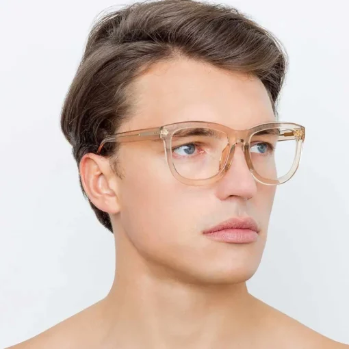 Linda Farrow - 712 C14 D-Frame Optical - Ash - Eyewear - Avvenice
