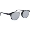 Linda Farrow - 581 C2 D-Frame Sunglasses - Black - Eyewear - Avvenice^ Sunglasses & Eyewear