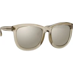 Linda Farrow - 712 C7 D-Frame Sunglasses - Truffle - Eyewear - Avvenice