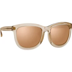 Linda Farrow - 712 C6 D-Frame Sunglasses - Ash - Eyewear - Avvenice^ Sunglasses & Eyewear