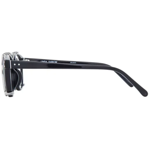 Linda Farrow - 581 C2 D-Frame Sunglasses - Black - Eyewear - Avvenice^ Sunglasses & Eyewear