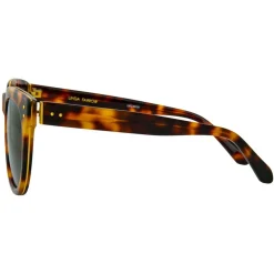 Linda Farrow - 597 C3 D-Frame Sunglasses - Tortoiseshell - Eyewear - Avvenice