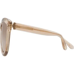 Linda Farrow - 712 C6 D-Frame Sunglasses - Ash - Eyewear - Avvenice^ Sunglasses & Eyewear