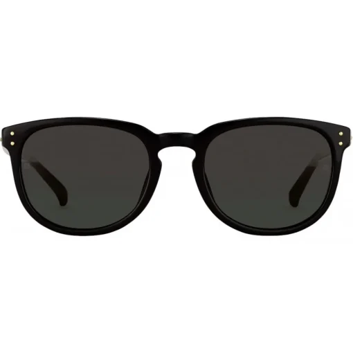 Linda Farrow - 381 C1 D-Frame Sunglasses - Black - Eyewear - Avvenice