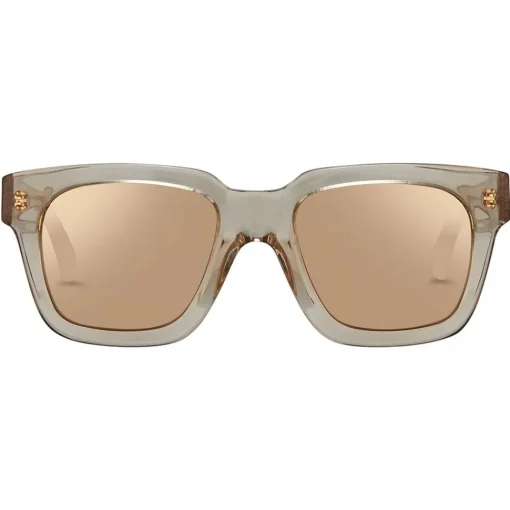 Linda Farrow - 71 C83 D-Frame Sunglasses - Ash - Eyewear - Avvenice^ Sunglasses & Eyewear