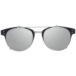 Linda Farrow - 581 C2 D-Frame Sunglasses - Black - Eyewear - Avvenice^ Sunglasses & Eyewear