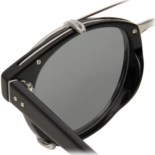 Linda Farrow - 581 C2 D-Frame Sunglasses - Black - Eyewear - Avvenice^ Sunglasses & Eyewear