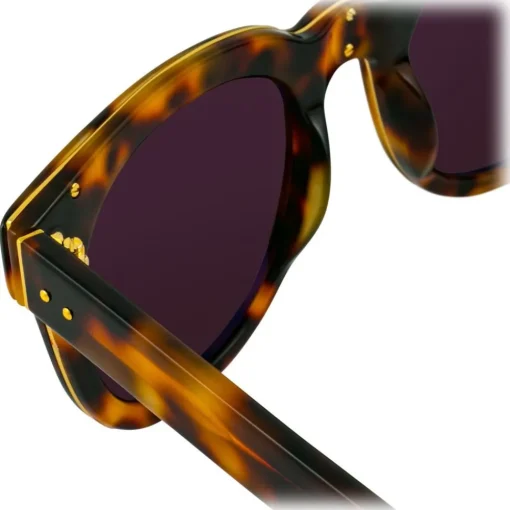 Linda Farrow - 597 C3 D-Frame Sunglasses - Tortoiseshell - Eyewear - Avvenice