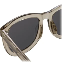 Linda Farrow - 712 C7 D-Frame Sunglasses - Truffle - Eyewear - Avvenice