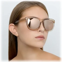 Linda Farrow - 712 C6 D-Frame Sunglasses - Ash - Eyewear - Avvenice^ Sunglasses & Eyewear