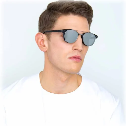 Linda Farrow - 581 C2 D-Frame Sunglasses - Black - Eyewear - Avvenice^ Sunglasses & Eyewear
